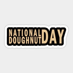 national donut day Sticker